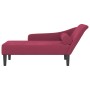 Sofá diván con cojines terciopelo rojo tinto by , Daybeds - Ref: Foro24-4007592, Price: 168,50 €, Discount: %