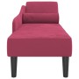 Sofá diván con cojines terciopelo rojo tinto by , Daybeds - Ref: Foro24-4007592, Price: 168,50 €, Discount: %