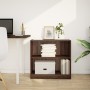 Estantería de madera de ingeniería marrón roble 80x24x76 cm von , Bücherregale und Regale - Ref: Foro24-857832, Preis: 41,93 ...