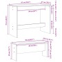 Mesa y bancos de comedor 3 pzas madera ingeniería roble atisian von , Möbelsets für Küchen und Esszimmer - Ref: Foro24-855539...
