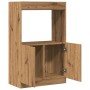 Aparador de madera de ingeniería roble artisian 63x33x180 cm | Foro24.es | Tu tienda online para hogar, jardín y más Foro24.es