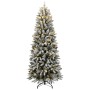 Árbol de Navidad artificial con 150 LEDs y nieve flocada 120 cm by , Christmas trees - Ref: Foro24-3315763, Price: 64,51 €, D...