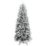 Árbol de Navidad artificial con 150 LEDs y nieve flocada 120 cm by , Christmas trees - Ref: Foro24-3315763, Price: 64,51 €, D...