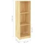 Estantería/divisor de espacios madera pino maciza 36x33x110 cm de vidaXL, Librerías y estanterías - Ref: Foro24-809936, Preci...