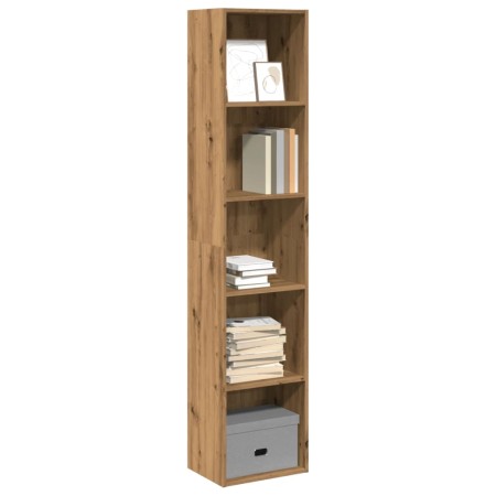 Estantería de madera de ingeniería roble artisian 40x30x189 cm by , Bookcases and shelves - Ref: Foro24-857893, Price: 84,98 ...