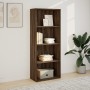 Estantería de madera de ingeniería marrón roble 60x30x152 cm | Foro24.es | Tu tienda online para hogar, jardín y más Foro24.es