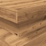 Mesa de centro con luces LED roble artisian 90x50x40 cm by , Coffee table - Ref: Foro24-857715, Price: 110,69 €, Discount: %