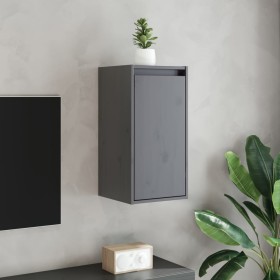 Armario de pared de madera maciza de pino gris 30x30x60 cm by , Shelves and shelves - Ref: Foro24-813489, Price: 38,28 €, Dis...