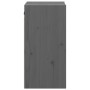 Armario de pared de madera maciza de pino gris 30x30x60 cm by , Shelves and shelves - Ref: Foro24-813489, Price: 38,28 €, Dis...