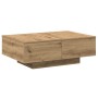 Mesa de centro madera de ingeniería roble artisan 90x60x31 cm by , Coffee table - Ref: Foro24-856571, Price: 133,77 €, Discou...