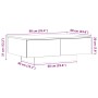 Mesa de centro madera de ingeniería roble artisan 90x60x31 cm by , Coffee table - Ref: Foro24-856571, Price: 133,77 €, Discou...
