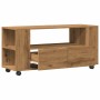 Mueble TV ruedas madera ingeniería roble artisan 102x34,5x43cm von , TV-Möbel - Ref: Foro24-855991, Preis: 101,19 €, Rabatt: %
