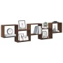 Estante cubo de pared 5 compartimentos madera roble marrón von , Regale und Regale - Ref: Foro24-860001, Preis: 53,75 €, Raba...