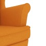 Silla mecedora de tela amarillo oscuro 74x90x102 cm by , Armchairs - Ref: Foro24-4016928, Price: 222,74 €, Discount: %