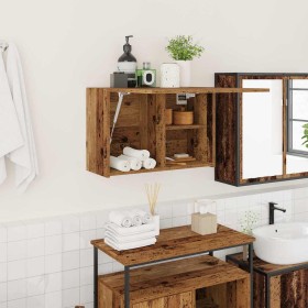 Mueble de pared baño madera ingeniería envejecida 60x25x40 cm de , Tocadores de baño - Ref: Foro24-860074, Precio: 50,98 €, D...