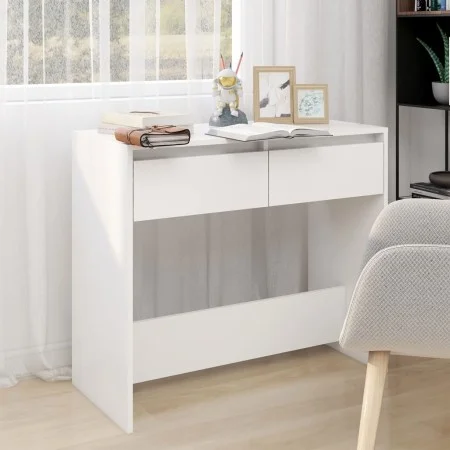 White plywood console table 89x41x76.5 cm by vidaXL, Side tables - Ref: Foro24-809566, Price: 59,05 €, Discount: %