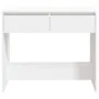 White plywood console table 89x41x76.5 cm by vidaXL, Side tables - Ref: Foro24-809566, Price: 59,05 €, Discount: %