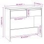 Konsolentisch weiß Sperrholz 89x41x76,5 cm von vidaXL, Seitentische - Ref: Foro24-809566, Preis: 59,11 €, Rabatt: %
