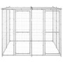 Hundezwinger aus Stahl mit Dach 4,84 m² (4,84 sqm) von vidaXL, Hundehütten und Zäune - Ref: Foro24-3082271, Preis: 368,55 €, ...
