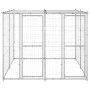 Hundezwinger aus Stahl mit Dach 4,84 m² (4,84 sqm) von vidaXL, Hundehütten und Zäune - Ref: Foro24-3082271, Preis: 361,38 €, ...