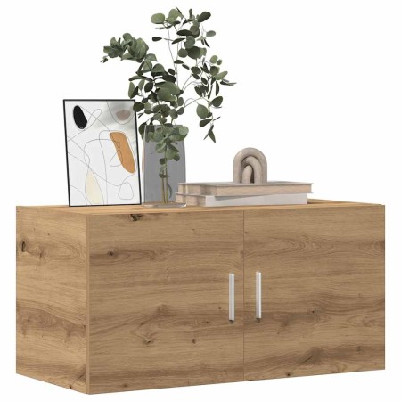 Armario de pared madera de ingeniería roble artisan 80x39x40 cm by , Shelves and shelves - Ref: Foro24-856029, Price: 76,00 €...