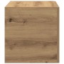 Armario de pared madera de ingeniería roble artisan 80x39x40 cm by , Shelves and shelves - Ref: Foro24-856029, Price: 76,00 €...