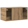 Armario de pared madera de ingeniería roble artisan 80x39x40 cm by , Shelves and shelves - Ref: Foro24-856029, Price: 76,00 €...