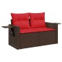 Set sofás jardín y cojines 8 pzas ratán sintético acacia negro | Foro24.es | Tu tienda online para hogar, jardín y más Foro24.es