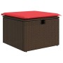 Set sofás jardín y cojines 8 pzas ratán sintético acacia negro | Foro24.es | Tu tienda online para hogar, jardín y más Foro24.es