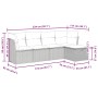 Set comedor de jardín 5 piezas y cojines ratán sintético marrón by , Garden sets - Ref: Foro24-3325270, Price: 357,06 €, Disc...