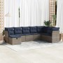 Set de sofás de jardín y cojines 8 piezas ratán sintético gris von , Gartensets - Ref: Foro24-3325337, Preis: 609,48 €, Rabat...