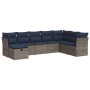 Set de sofás de jardín y cojines 8 piezas ratán sintético gris von , Gartensets - Ref: Foro24-3325337, Preis: 609,48 €, Rabat...