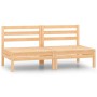 2-Sitzer-Gartensofa aus massivem Kiefernholz von vidaXL, Outdoor-Sofas - Ref: Foro24-3082372, Preis: 88,78 €, Rabatt: %