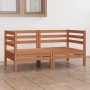 2 seater garden sofa solid honey brown pine wood by vidaXL, Outdoor sofas - Ref: Foro24-3082390, Price: 125,82 €, Discount: %