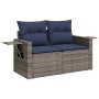 Juego de sofás jardín con cojines 5 pzas ratán sintético gris by , Garden sets - Ref: Foro24-3325467, Price: 369,46 €, Discou...