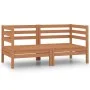 2-Sitzer-Gartensofa aus massivem honigbraunem Kiefernholz von vidaXL, Outdoor-Sofas - Ref: Foro24-3082390, Preis: 124,12 €, R...