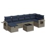 Set de sofás de jardín y cojines 8 piezas ratán sintético gris von , Gartensets - Ref: Foro24-3325517, Preis: 582,26 €, Rabat...