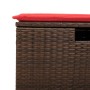 Set comedor de jardín 5 piezas y cojines ratán sintético marrón | Foro24.es | Tu tienda online para hogar, jardín y más Foro24.es