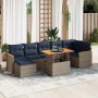 Set de sofás de jardín y cojines 8 piezas ratán sintético gris | Foro24.es | Tu tienda online para hogar, jardín y más Foro24.es