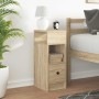 Mesilla de noche con cajón roble sonoma 25x31x66 cm von , Nachttische - Ref: Foro24-858618, Preis: 50,13 €, Rabatt: %