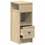 Mesilla de noche con cajón roble sonoma 25x31x66 cm von , Nachttische - Ref: Foro24-858618, Preis: 50,13 €, Rabatt: %