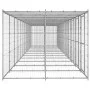 Galvanized steel outdoor kennel with roof 29.04 m² by vidaXL, Dog kennels and fences - Ref: Foro24-3082281, Price: 1,00 €, Di...