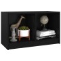Massiver TV-Schrank aus schwarzem Kiefernholz, 70 x 33 x 42 cm von vidaXL, TV-Möbel - Ref: Foro24-809946, Preis: 32,80 €, Rab...