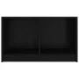 Massiver TV-Schrank aus schwarzem Kiefernholz, 70 x 33 x 42 cm von vidaXL, TV-Möbel - Ref: Foro24-809946, Preis: 32,80 €, Rab...