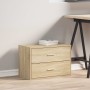 Armario con 2 cajones roble sonoma 60x31x40 cm von , Schubladen - Ref: Foro24-858825, Preis: 59,51 €, Rabatt: -5%%