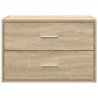 Armario con 2 cajones roble sonoma 60x31x40 cm von , Schubladen - Ref: Foro24-858825, Preis: 59,51 €, Rabatt: -5%%