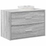 Armario con 2 cajones gris sonoma 60x31x40 cm von , Schubladen - Ref: Foro24-858831, Preis: 58,56 €, Rabatt: %