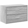Armario con 2 cajones gris sonoma 60x31x40 cm von , Schubladen - Ref: Foro24-858831, Preis: 58,56 €, Rabatt: %