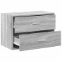 Armario con 2 cajones gris sonoma 60x31x40 cm von , Schubladen - Ref: Foro24-858831, Preis: 58,56 €, Rabatt: %