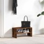 Zapatero apilable roble ahumado 60x30x30,5 cm de , Zapateros y organizadores de calzado - Ref: Foro24-858865, Precio: 33,43 €...